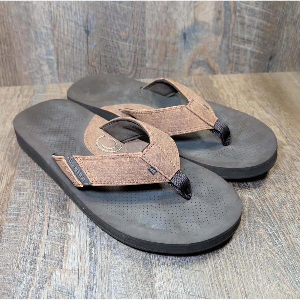 Cobian ARV 2 Java Brown Arch Support Toe Post Sandal Flip Flop Men's Size 12